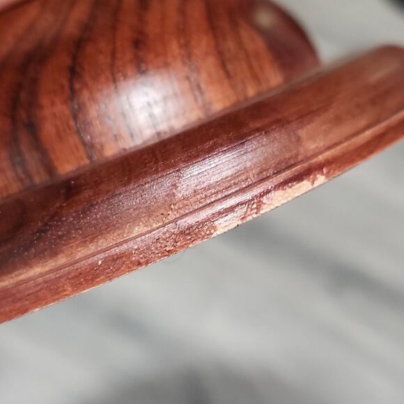 Threshold Arjun Wood Cake Stand From India - Picture 6 of 7